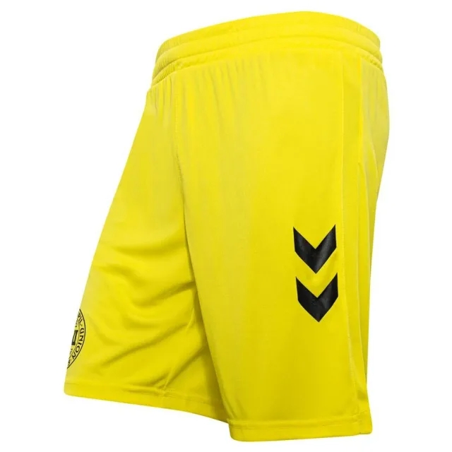Hummel Denmark Goalkeeper Shorts Euro 2024 - ['Yellow']