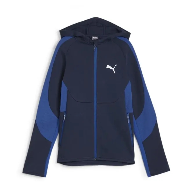 Puma Hoodie Evostripe Full Zip - ['Blue']