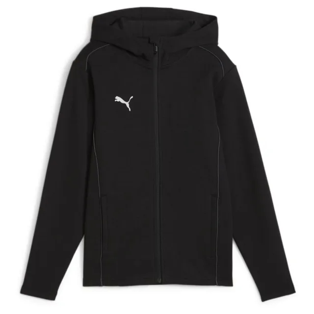 Puma Hoodie Teamfinal Casuals Full Zip - ['Black']