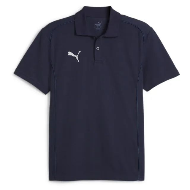 Teamfinal Casuals Polo Puma Navy-Puma Silver - ['Blue']