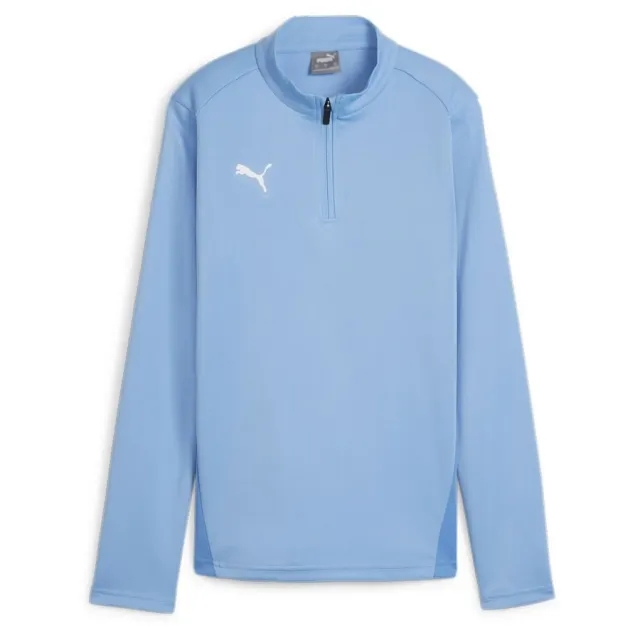 Teamgoal Training 1/4 Zip Top Wmn Team Light Blue-Puma White-Clear Sea - ['Blue']