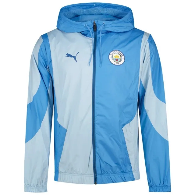 Man City Prematch Woven Jacket (Regal Blue) 2023-2024 Men's Size: Small Manchester City Made By: Puma