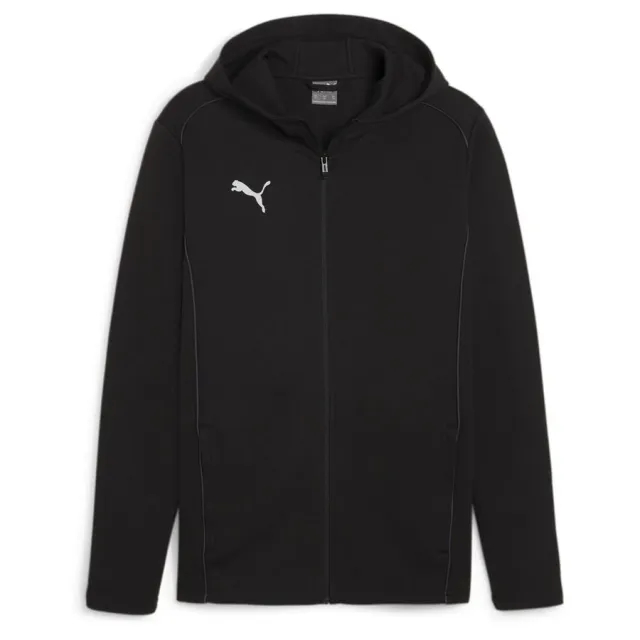 Puma Hoodie Teamfinal Casuals Full Zip - ['Black']