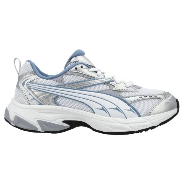 Puma Childrens Unisex Morphic Trainers - White Nylon