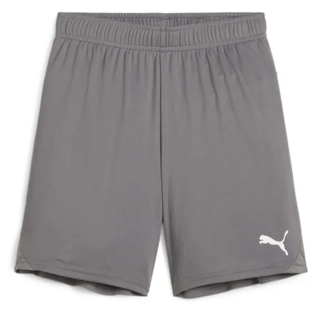 Teamgoal Shorts Jr Cast Iron-Puma White - ['Grey']