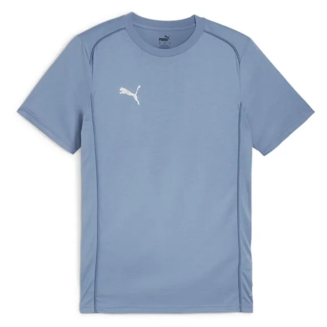 Teamfinal Casuals Tee Zen Blue-Puma Silver - ['Blue']