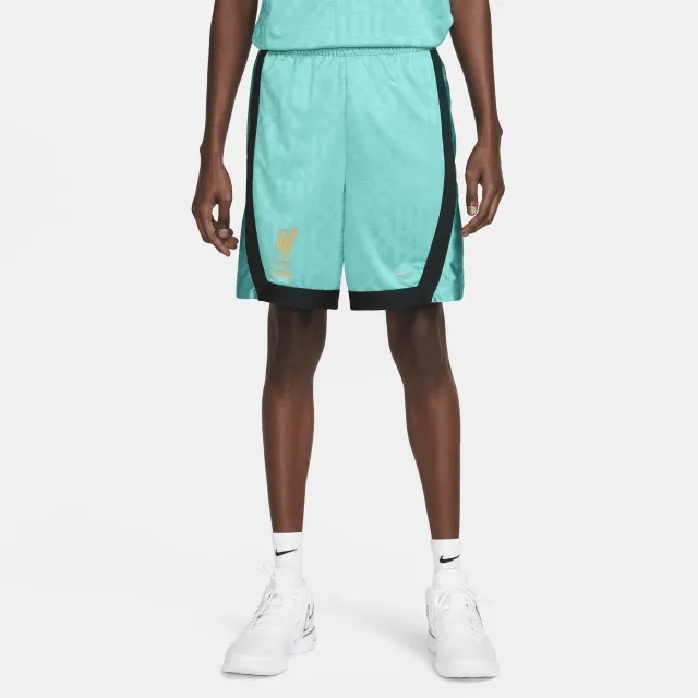 Nike Liverpool Basketball Shorts Dna Lebron X Liverpool Fc - Washed Teal/Truly Gold - ['Blue']