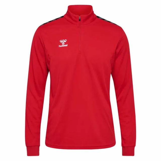 Hummel Authentic Half Zip Sweatshirt  - Red