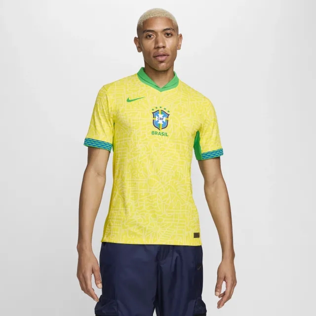 Nike Brazil Mens SS Player Issue Home Copa America Shirt 2024