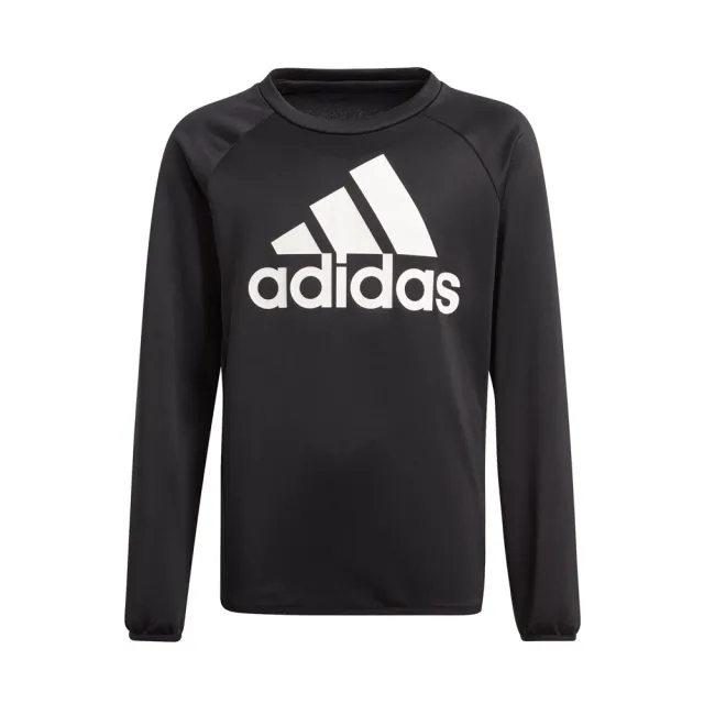 Adidas Designed To Move Big Logo Sweatshirt  - Black