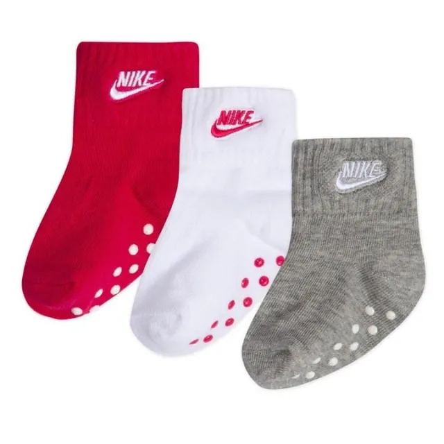 Nike Kids Ankle 3 Pack - Black