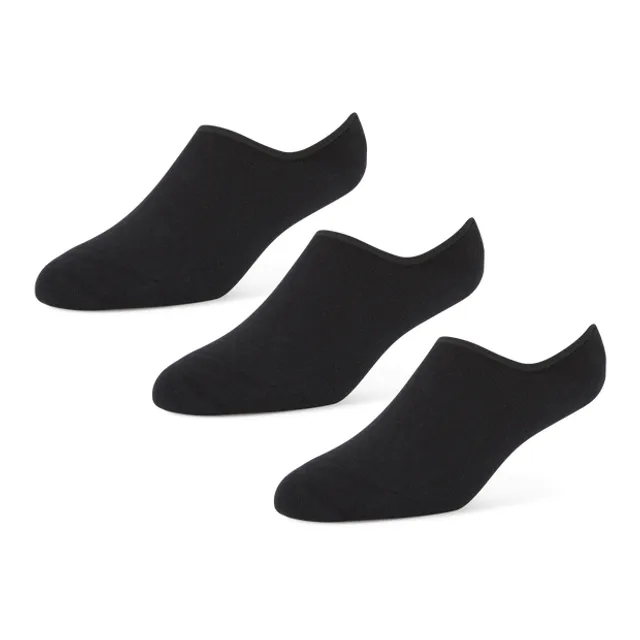 Foot Locker 3 Pack Active Dry Invisible - Black