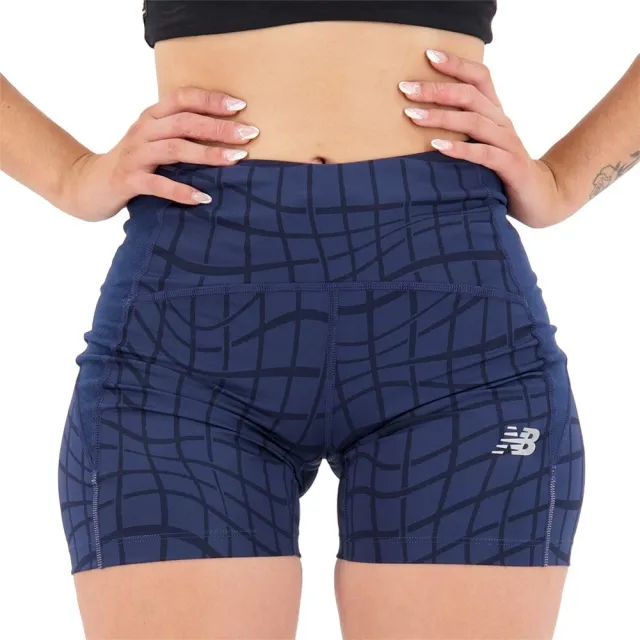 New Balance Printed Impact Run Fitted Sweat Shorts