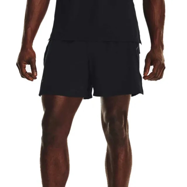 Men's  Under Armour  Launch Pro 5'' Shorts Black / Black / Reflective M