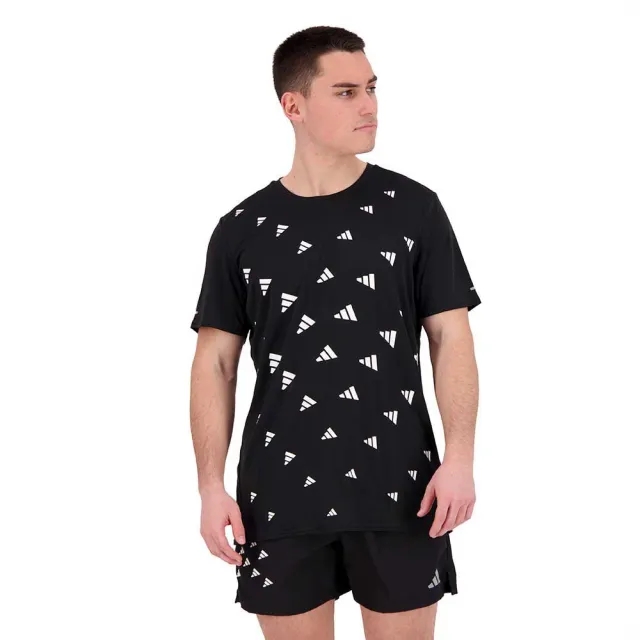 Adidas Brand Love Short Sleeve T-shirt  - Black