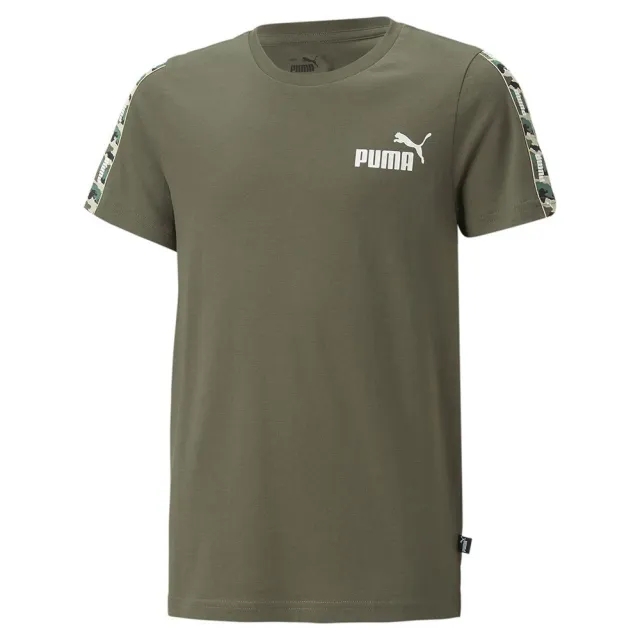 Puma Ess Tape Camo Short Sleeve T-shirt  - Green