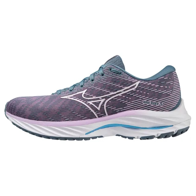Mizuno Wave Rider 26 Neutral Running Shoe Women - Lilac, Grey