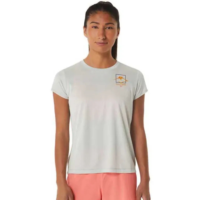 Asics Fujitrail Logo Short Sleeve T-shirt  - Grey