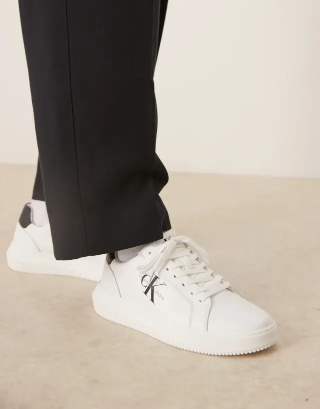 Calvin Klein Jeans Calvin Klein Chunky Cupsole Mono Men Shoes - White