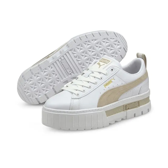 Puma Womens Mayze Sneakers - Natural Leather