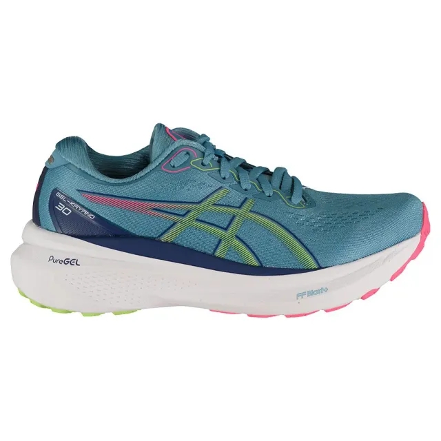 ASICS Gel-Kayano 30 Stability Running Shoe Women - Petrol, Neon Green