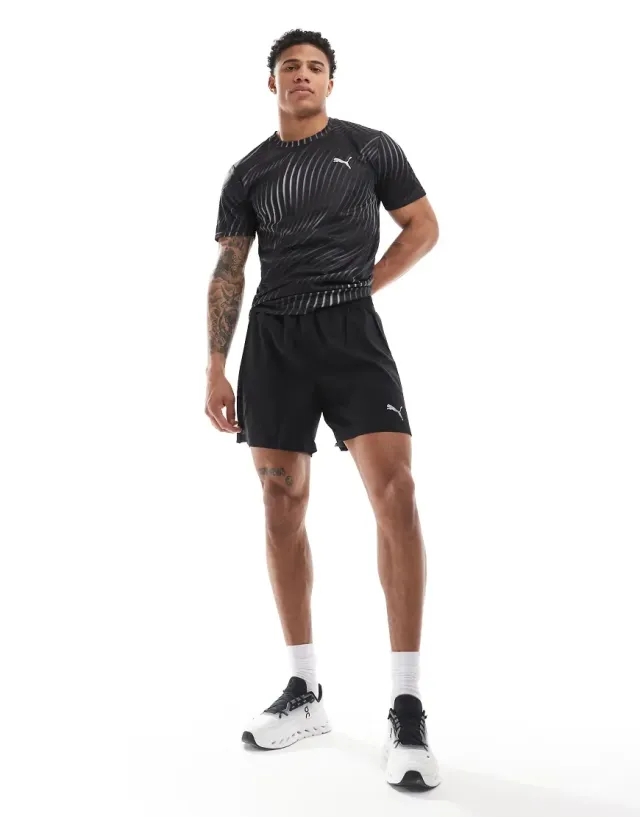 Run Favorite Velocity 5 Short M Puma Black - ['Black']