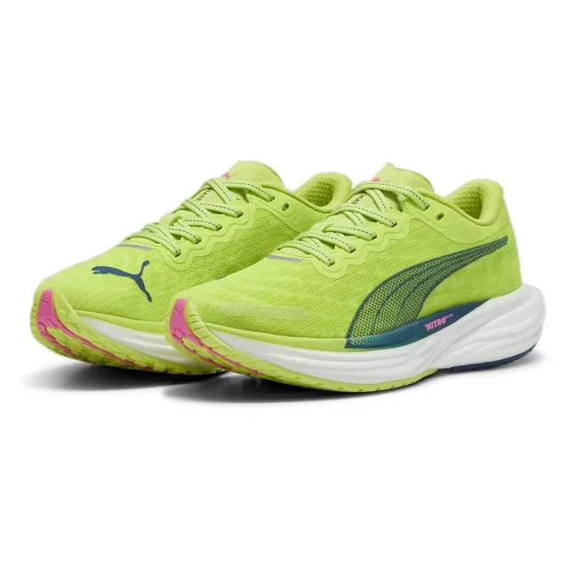 PUMA Deviate Nitroâ¢ 2 Women's Running Shoes, Lime Pow/Ocean Tropic/Poison Pink