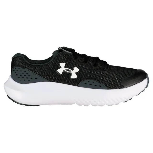 Boys' Grade School  Under Armour  Surge 4 Running Shoes Black / Anthracite / White 4