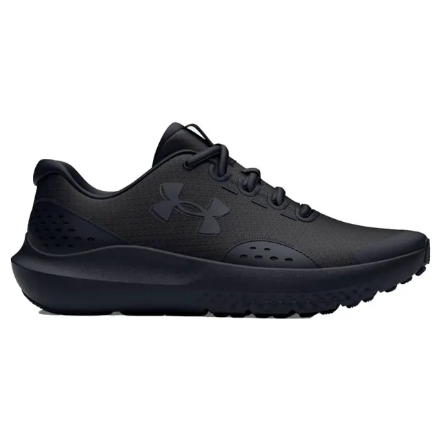 Boys' Grade School  Under Armour  Surge 4 Running Shoes Black / Black / Black 4