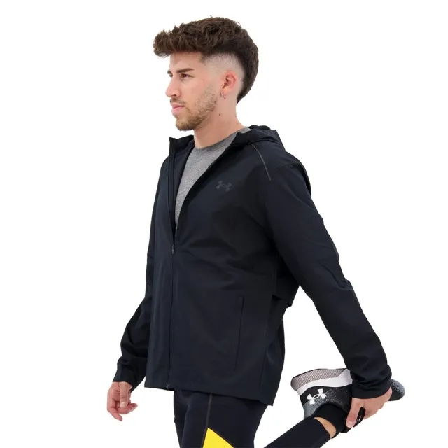 Under Armour Storm Run Hooded Running Jacket Men - Black