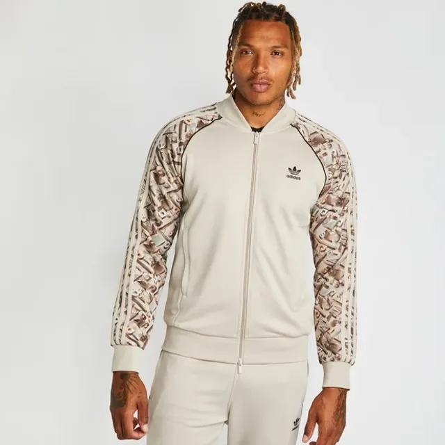 Adidas Superstar Men Track Tops - Beige