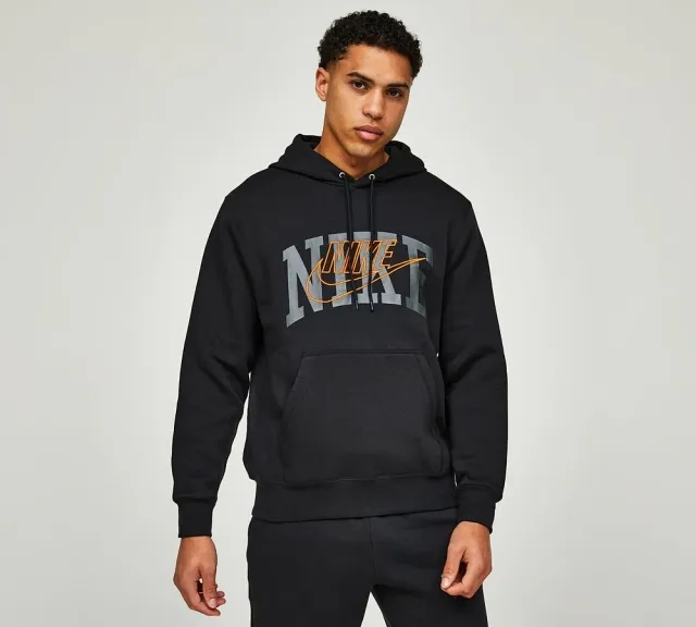 Nike Club Men Hoodies - Black