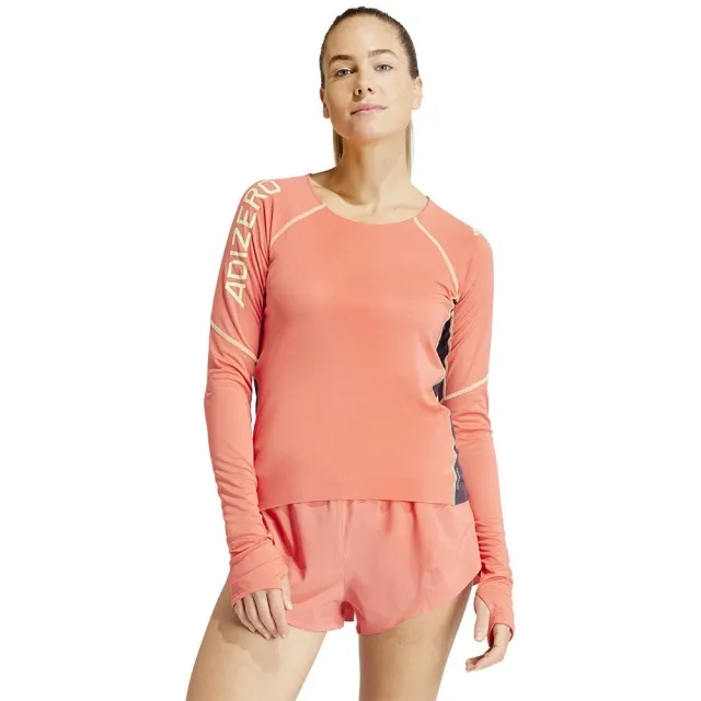 Adidas Ekiden Long Sleeve T-shirt  - Orange