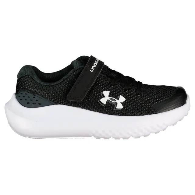Boys' Pre-School  Under Armour  Surge 4 AC Running Shoes Black / Anthracite / White 10.5