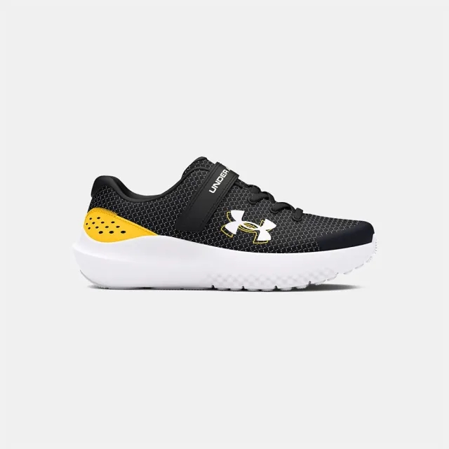 Boys' Pre-School  Under Armour  Surge 4 AC Running Shoes Black / Taxi / White 2.5