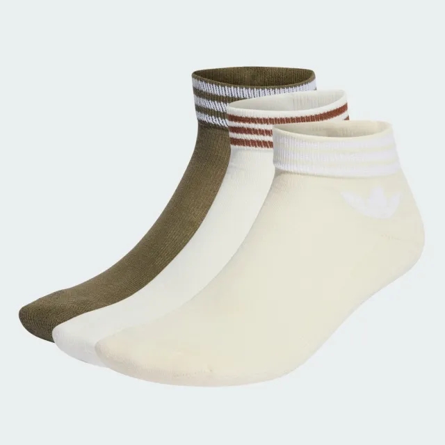 adidas Island Club Trefoil Ankle Socks 3 Pairs