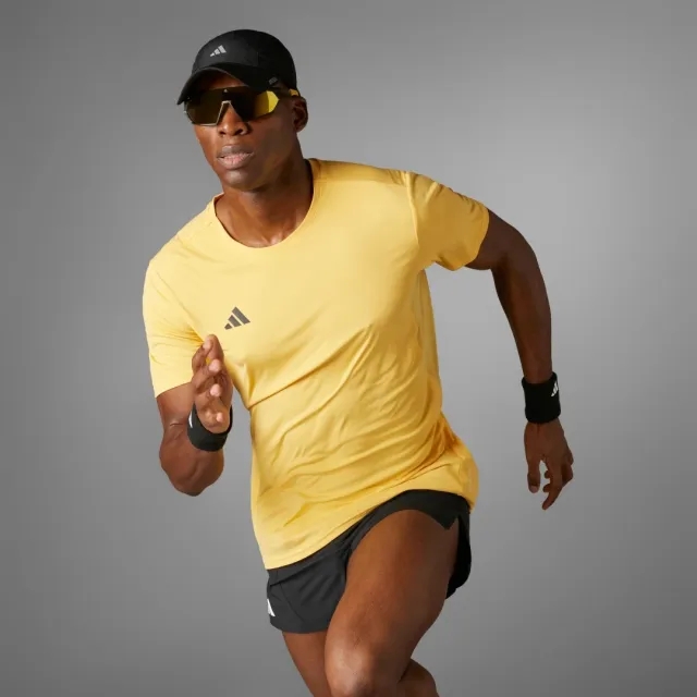 adidas Adizero Essentials Running Shirt Men - Yellow