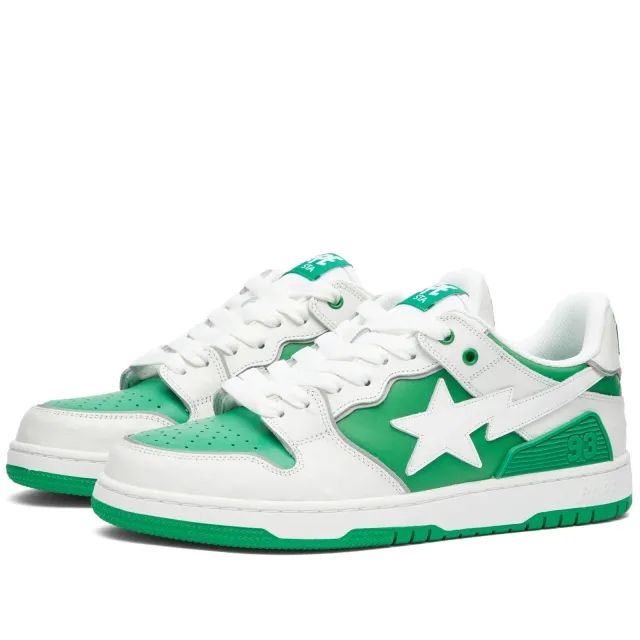 A Bathing Ape Men's SK8 Sta Sneaker Green