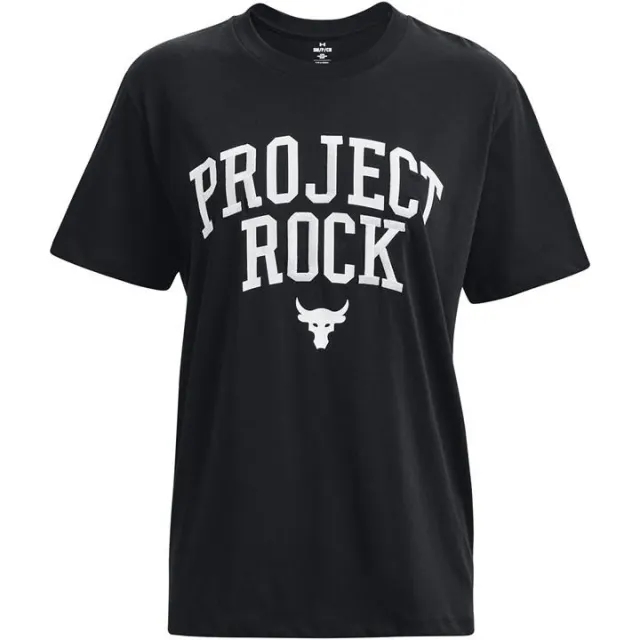 Under Armour Project Rock Heavyweight Campus T-Shirt Women's - Black