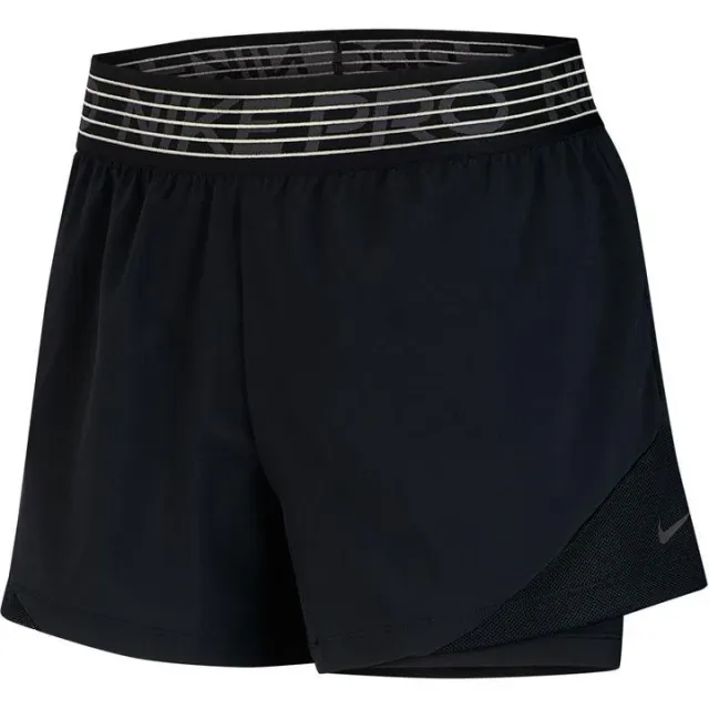 Under Armour Women's Project Rock Terry Underground Shorts Black / Nova Orange / Astro Pink XS