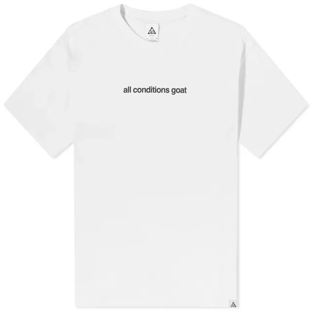 Nike Men's ACG Goat Rocks Dri-Fit T-Shirt Summit White