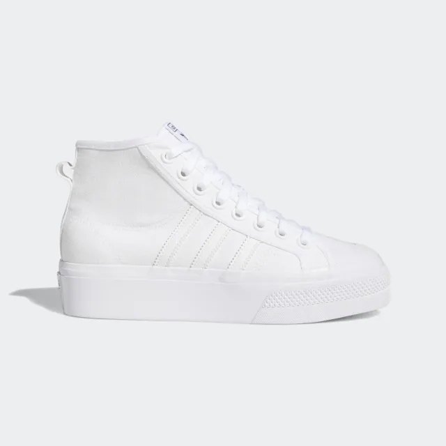 adidas Originals adidas  NIZZA PLATFORM MID  women's Shoes (Trainers) in White