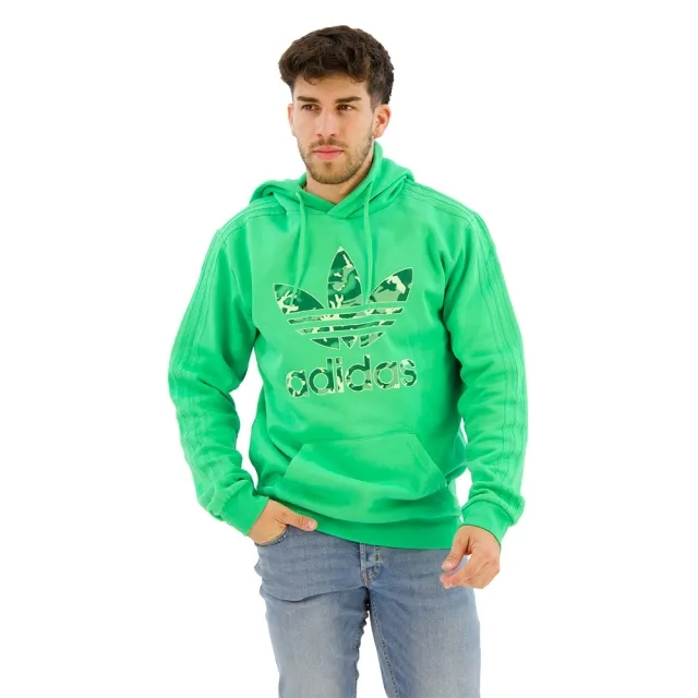 adidas Originals Sweatshirt Adidas Graphics Camo Infill Hoodie Semi Screaming Green S