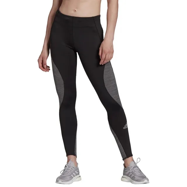 adidas Fast Running Primeblue Leggings Womens Gym Legging - Black