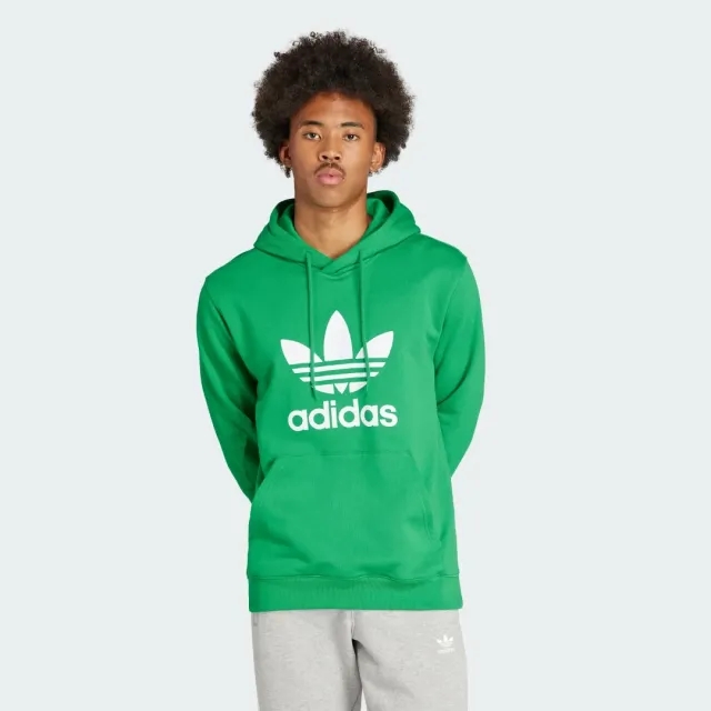 Adidas Originals Adicolor Classics Trefoil Hoodie In Green