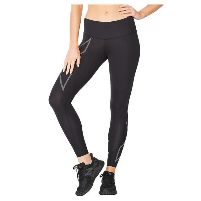 2xu Light Speed Mid Rise Leggings Refurbished  - Black