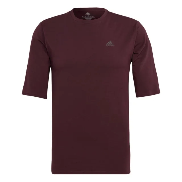 Adidas Run Icons Made With Nature Short Sleeve T-shirt  - Red