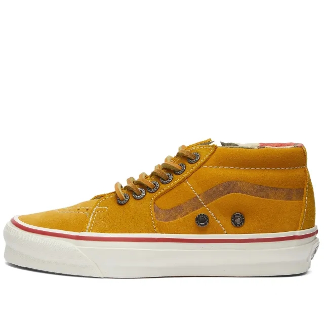 Vans X Nigel Cabourn UA OG Sk8-Mid LX Vintage Suede Tan