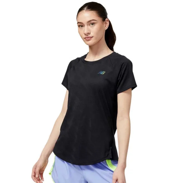 New Balance Q Speed Jacquard Short Sleeve T-shirt  - Orange