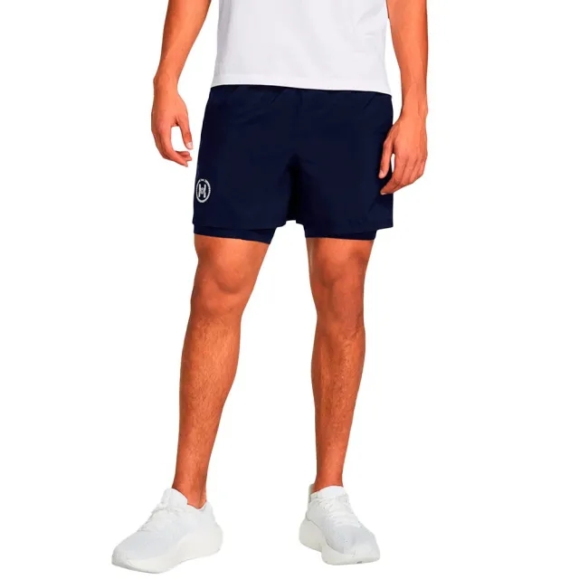 Men's  Under Armour  Launch 5 Shorts Midnight Navy / Black / White XXL